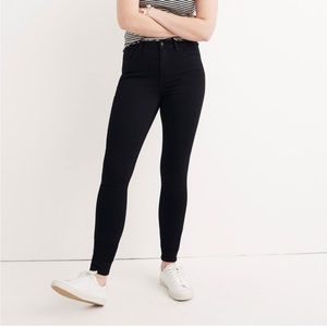 Madewell Roadtripper High Rise Jeans Skinny Jeans Size 30 Bennet Black